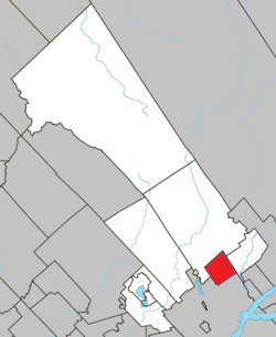 Lac-Beauport Quebec location diagram